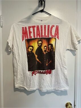 VTG ‘98 Authentic 2-side Metallica Sz:XL Reload Heavy Metal concert band tee.